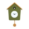 Wandklok Cuckoo Light - Legergroen & okergeel