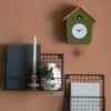 Wandklok Cuckoo Light - Zachtbruin & rode oker