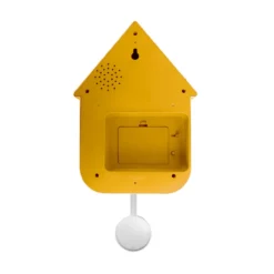 Wandklok Dupla Color Koekoek Mango Geel