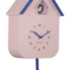 Wandklok Dupla Color Koekoek Roze Blauw