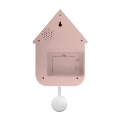 Wandklok Dupla Color Koekoek Roze Blauw
