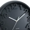 Wandklok Elevated Classic Numbers - Zwart