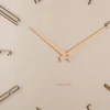 Wandklok Esmerado L gebroken wit