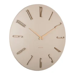 Wandklok Esmerado L gebroken wit