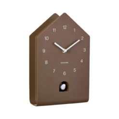 Wandklok Fino Cuckoo mocha brown