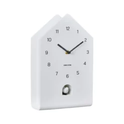Wandklok Fino Cuckoo white