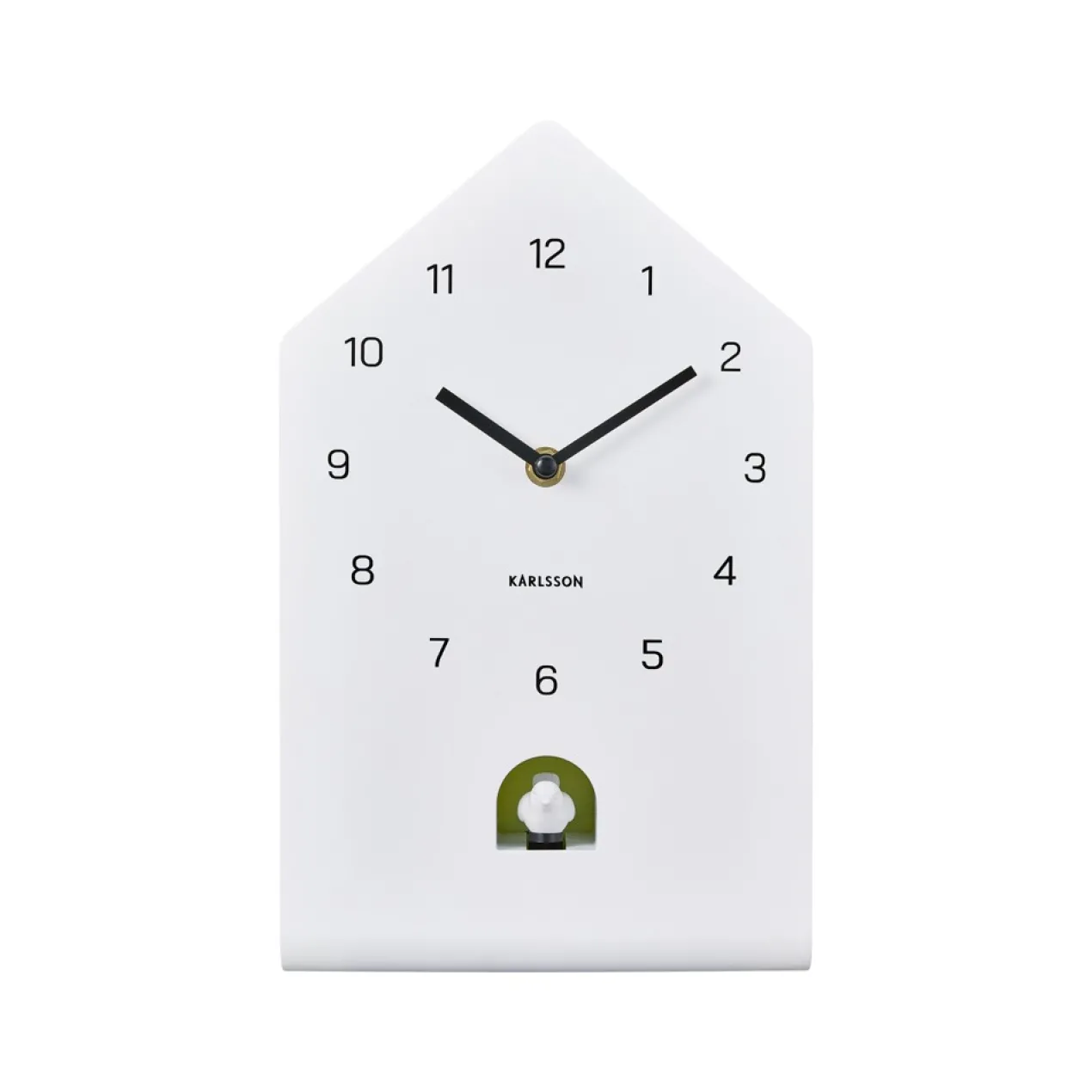 Wandklok Fino Cuckoo white