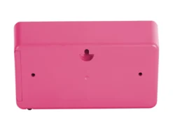 Wandklok Funky Flip - Helderroze