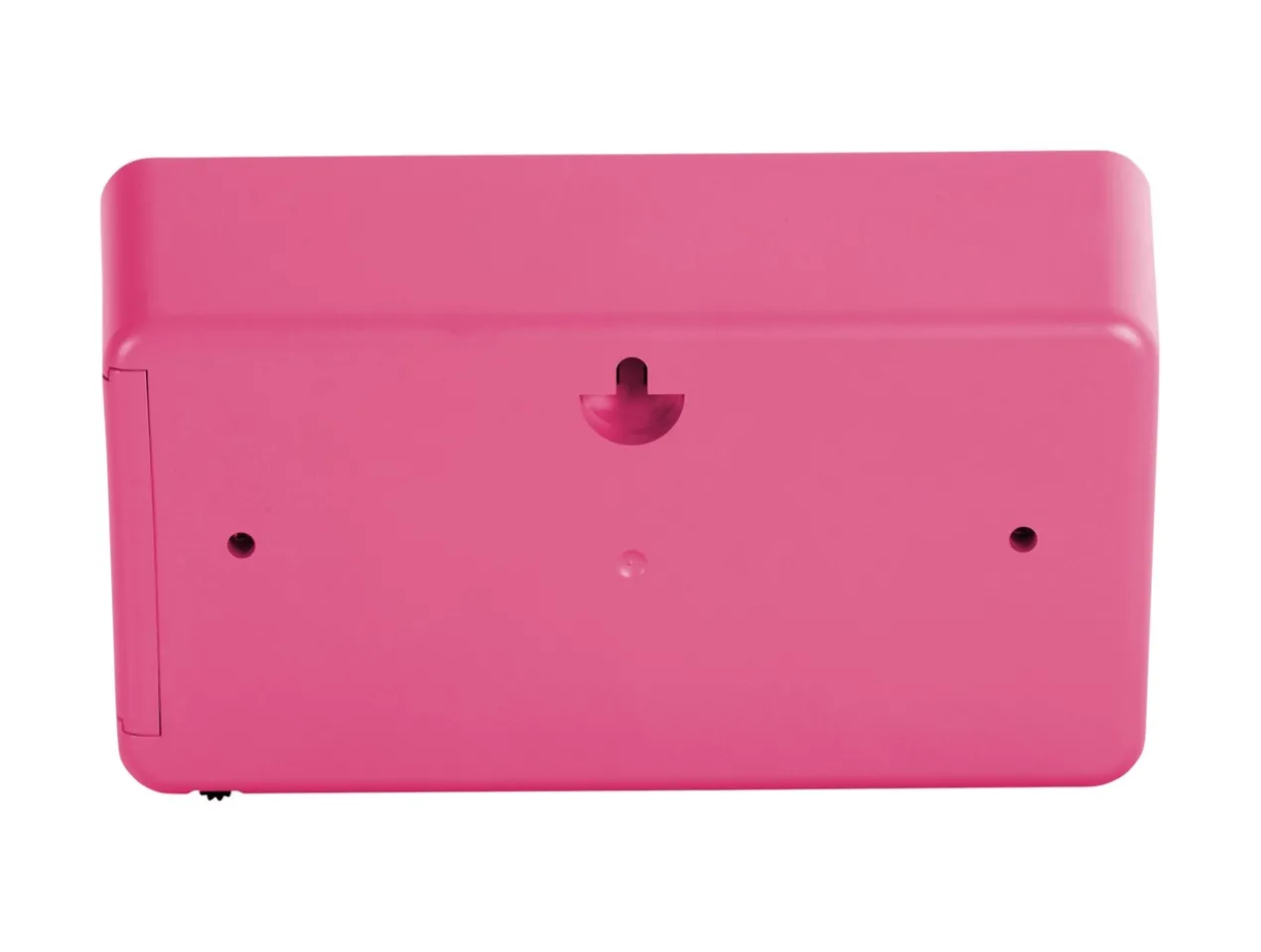 Wandklok Funky Flip - Helderroze