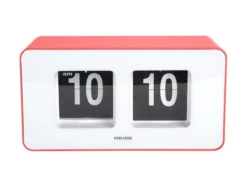 Wandklok Funky Flip - Scarlet rood