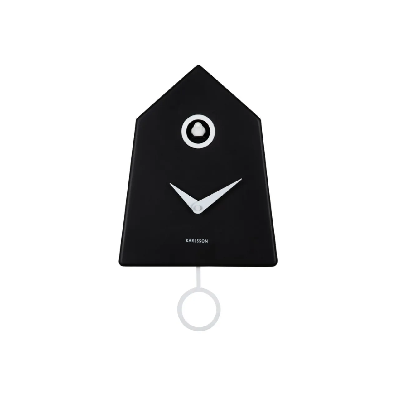 Wandklok Grafico Cuckoo black