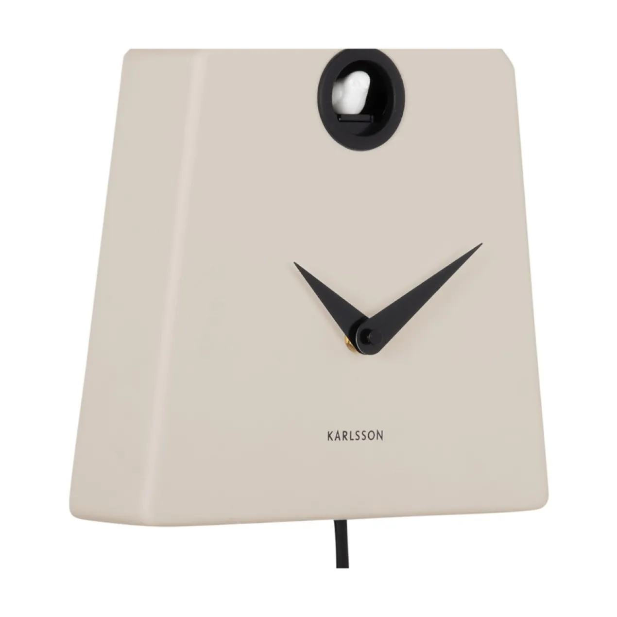 Wandklok Grafico Cuckoo warm grey