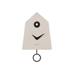 Wandklok Grafico Cuckoo warm grey