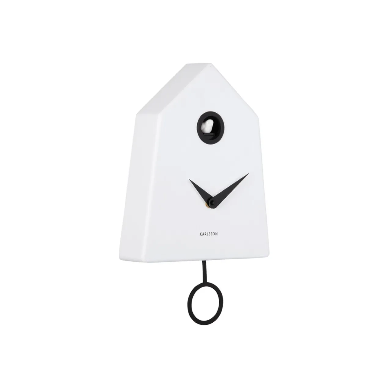 Wandklok Grafico Cuckoo white