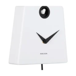 Wandklok Grafico Cuckoo white