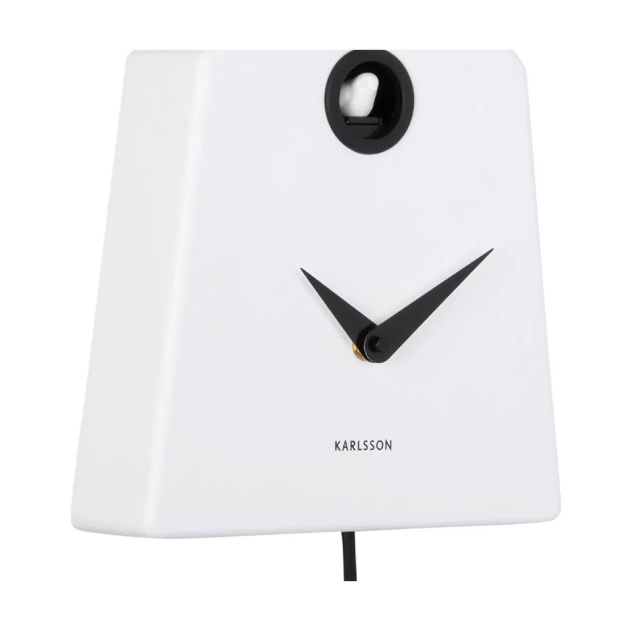 Wandklok Grafico Cuckoo white