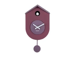 Wandklok Grato Cuckoo - Paars