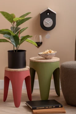 Wandklok Grato Cuckoo - Paars