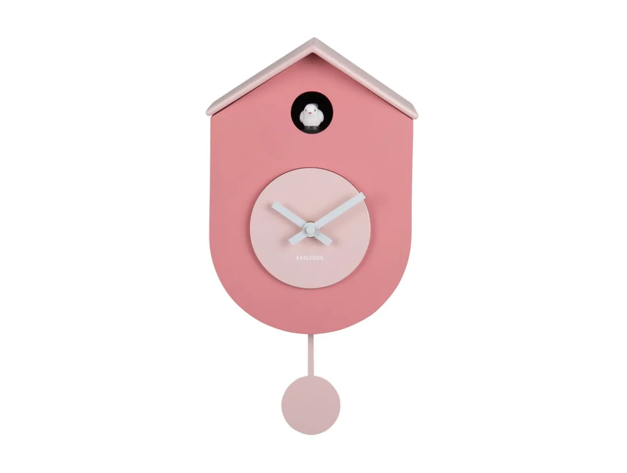 Wandklok Grato Cuckoo - Roze