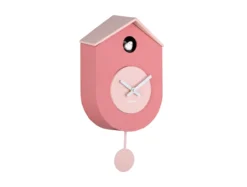 Wandklok Grato Cuckoo - Roze