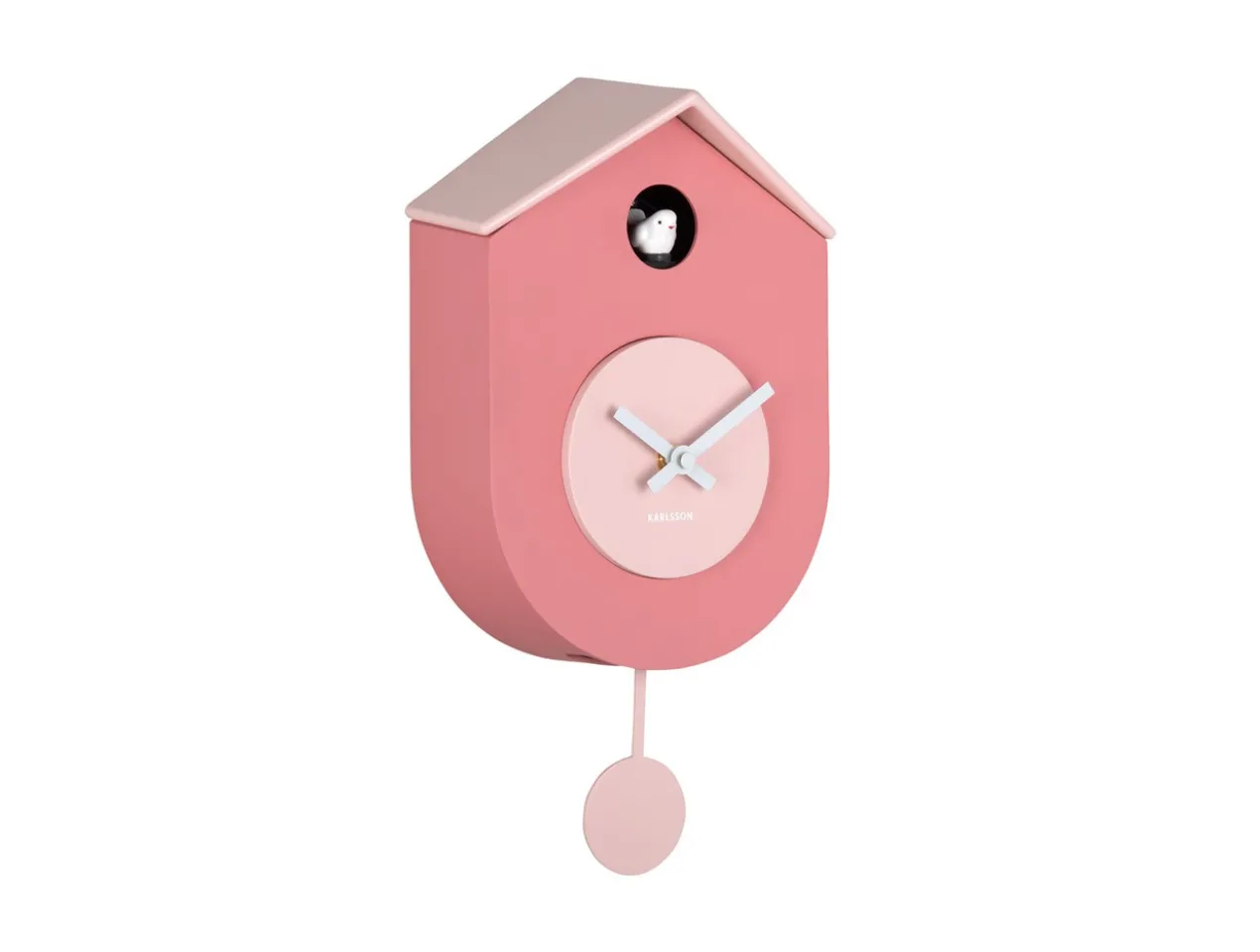 Wandklok Grato Cuckoo - Roze