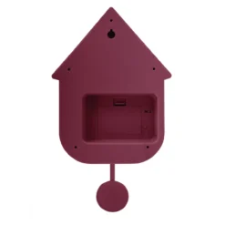 Wandklok Modern Cuckoo Oro Donkerpaars