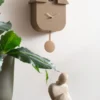 Wandklok Modern Cuckoo Oro Mokkabruin