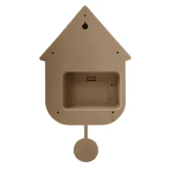 Wandklok Modern Cuckoo Oro Mokkabruin