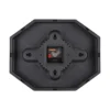 Wandklok Modern Factory Octagon Rode oker