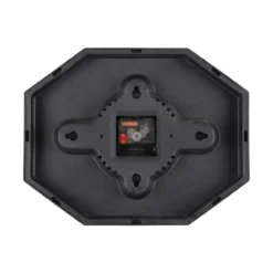 Wandklok Modern Factory Octagon Rode oker