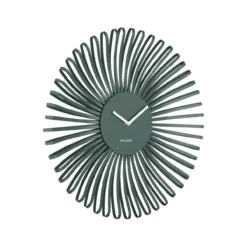 Wandklok Polo Jungle groen