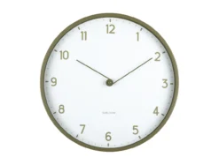 Wandklok Sencillez - Legergroen