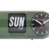 Wandklok Tube Flip - Jungle groen