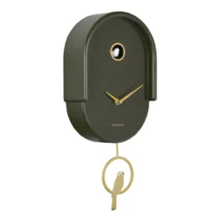Wandklok Tweet Luxegroen