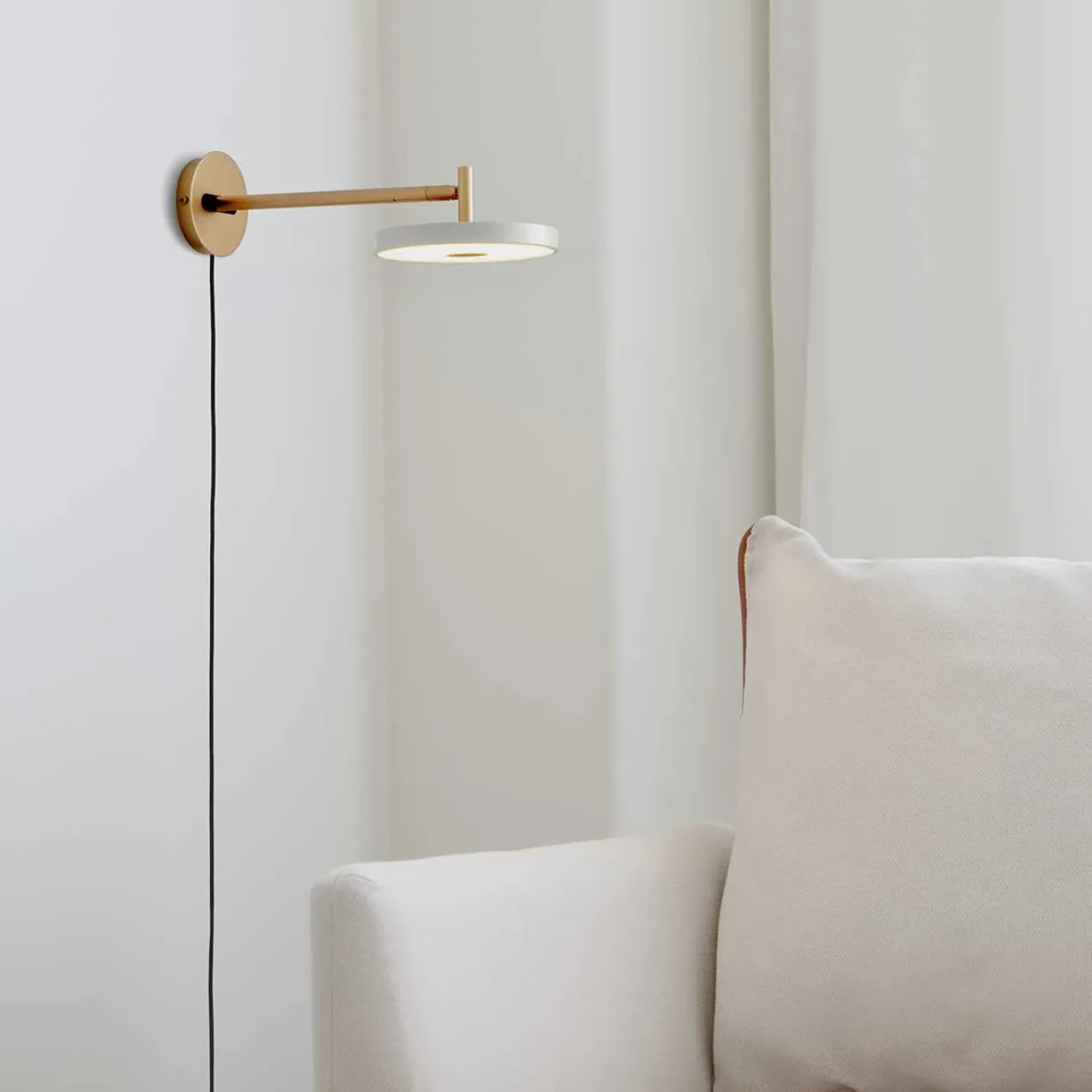 Wandlamp Asteria Long Parelmoer