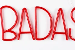 Wandlamp Badass non social sign