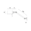 Wandlamp Bolt Bed sidefit install pure white