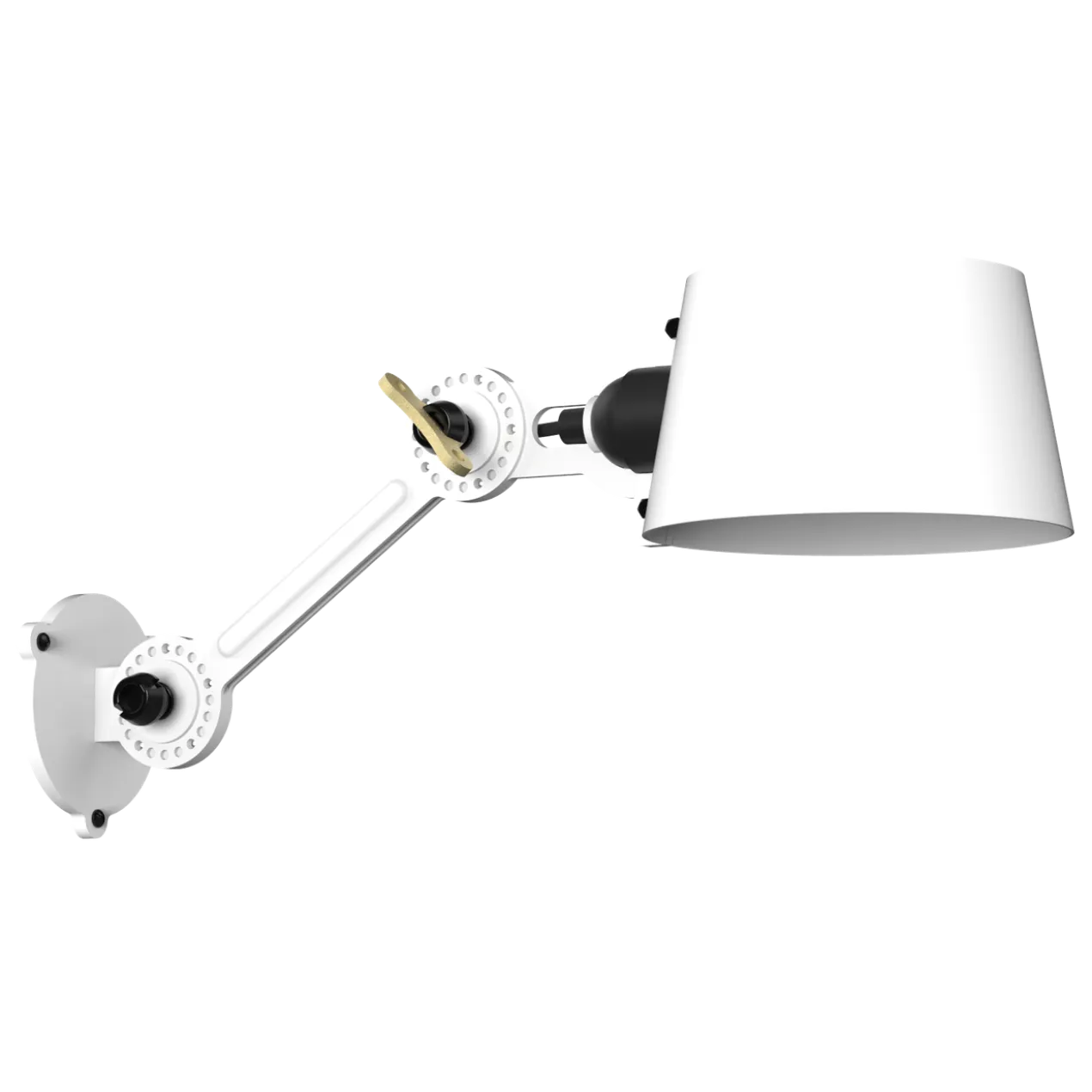 Wandlamp Bolt sidefit small cord pure white