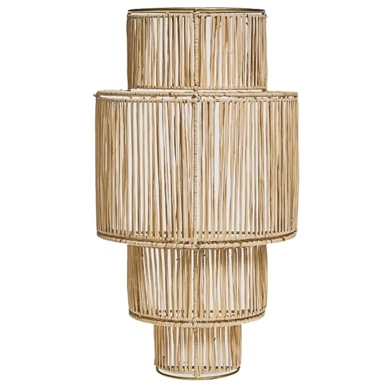 Wandlamp Dinding natural rotan