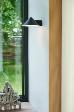 Wandlamp Grasp black