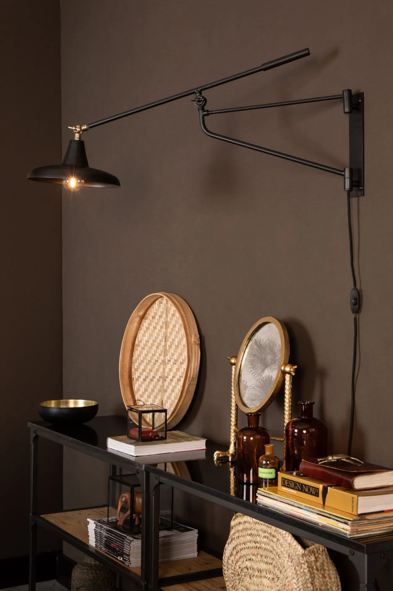 Wandlamp Hector teal