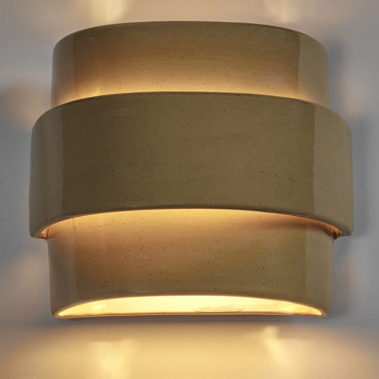 Wandlamp James ocher