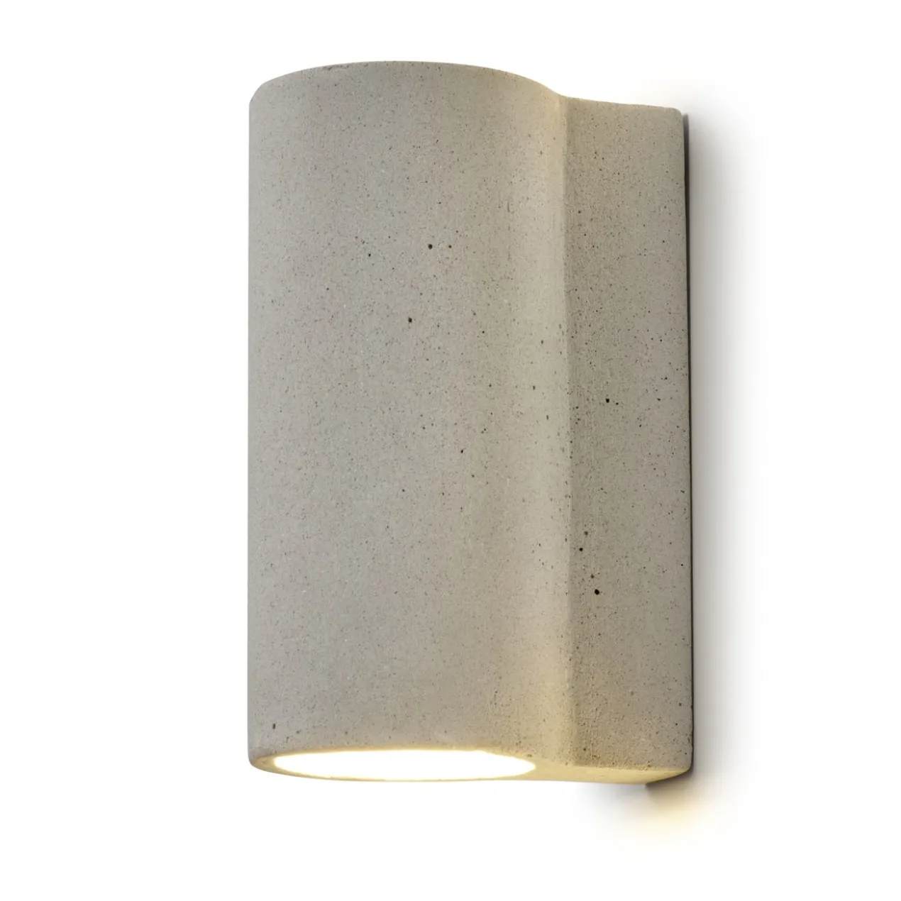 Wandlamp Tube concrete