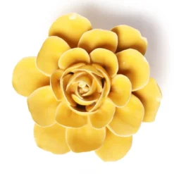 Wandornament Burnt Yellow Begonia