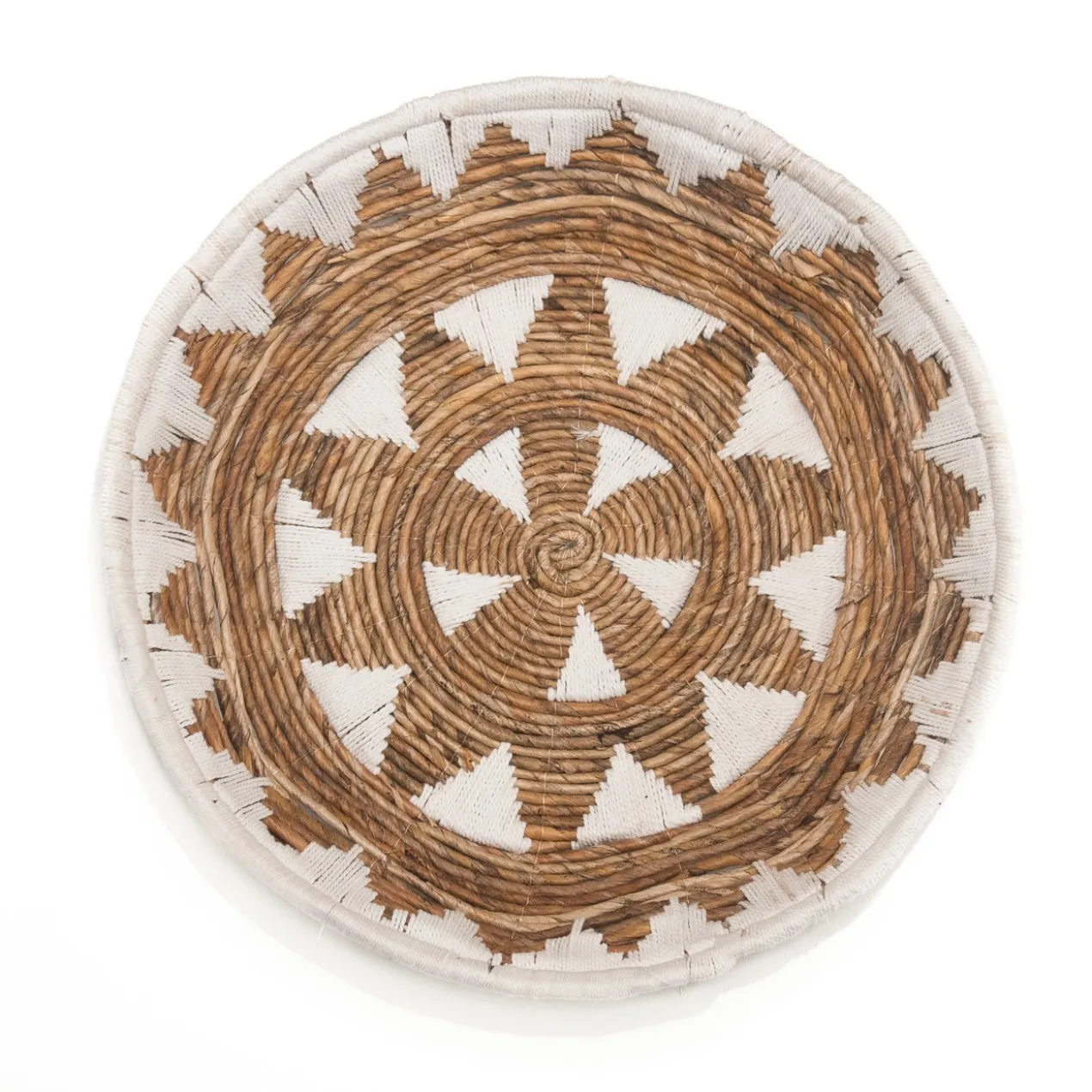 Wandornament Waterhyacint Tali wit/naturel S