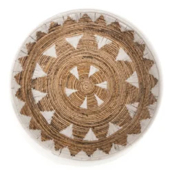Wandornament Waterhyacint Tali wit/naturel XL