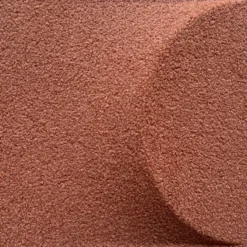 Wandpaneel akoestisch Moon bouclé terracotta