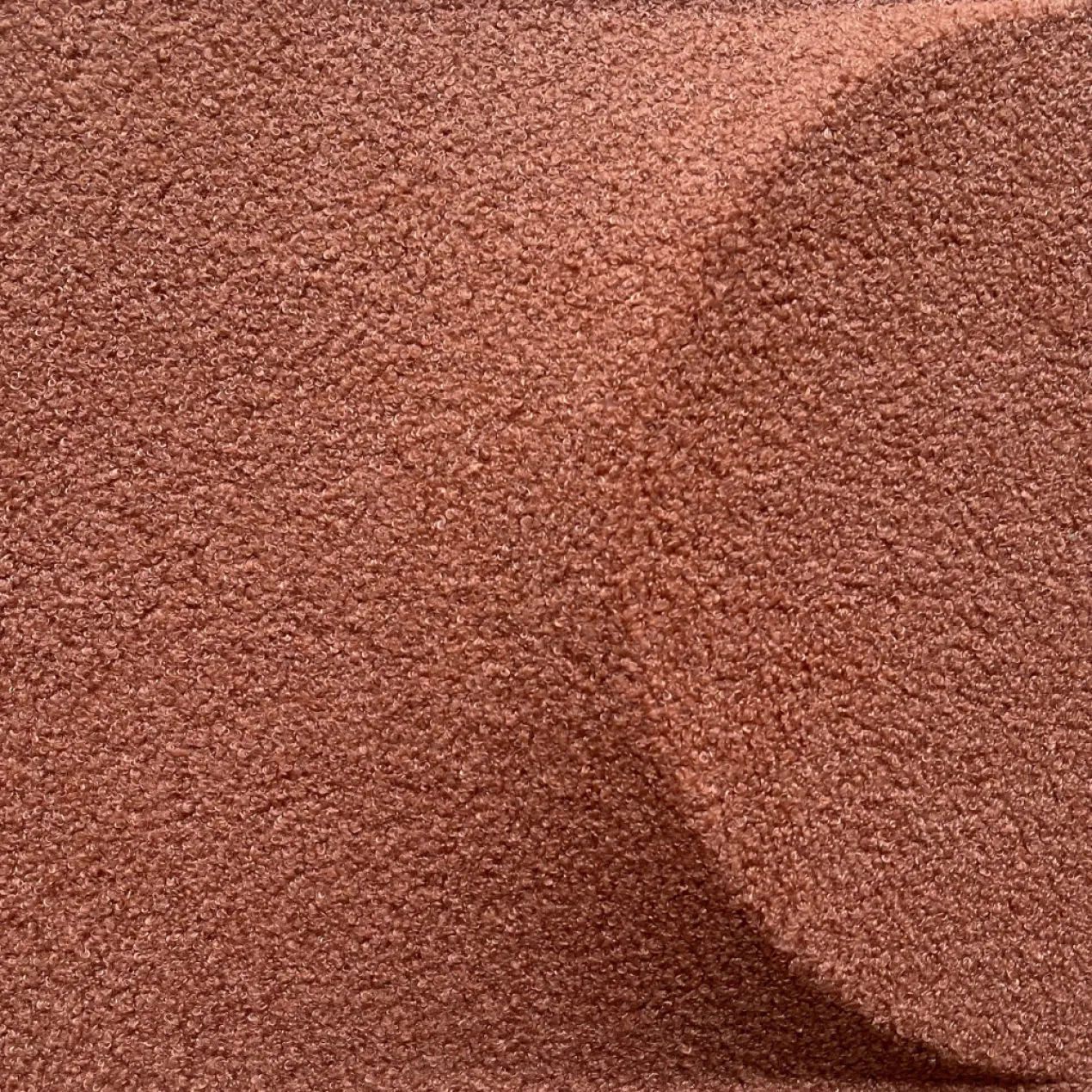 Wandpaneel akoestisch Moon bouclé terracotta