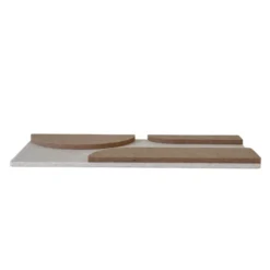 Wandpaneel Duet 40x20 cm beige/brown - set van 4