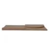 Wandpaneel Duet 40x20 cm brown - set van 4